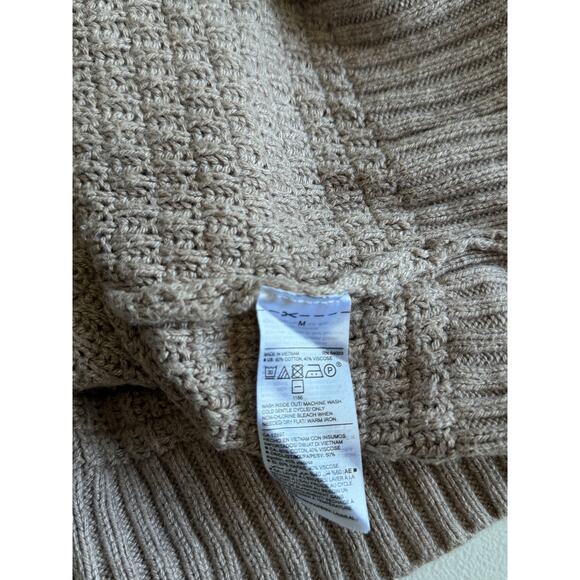 3 for $9 Old Navy Tunic Length Brown Sweater M EUC - Picture 6 of 6